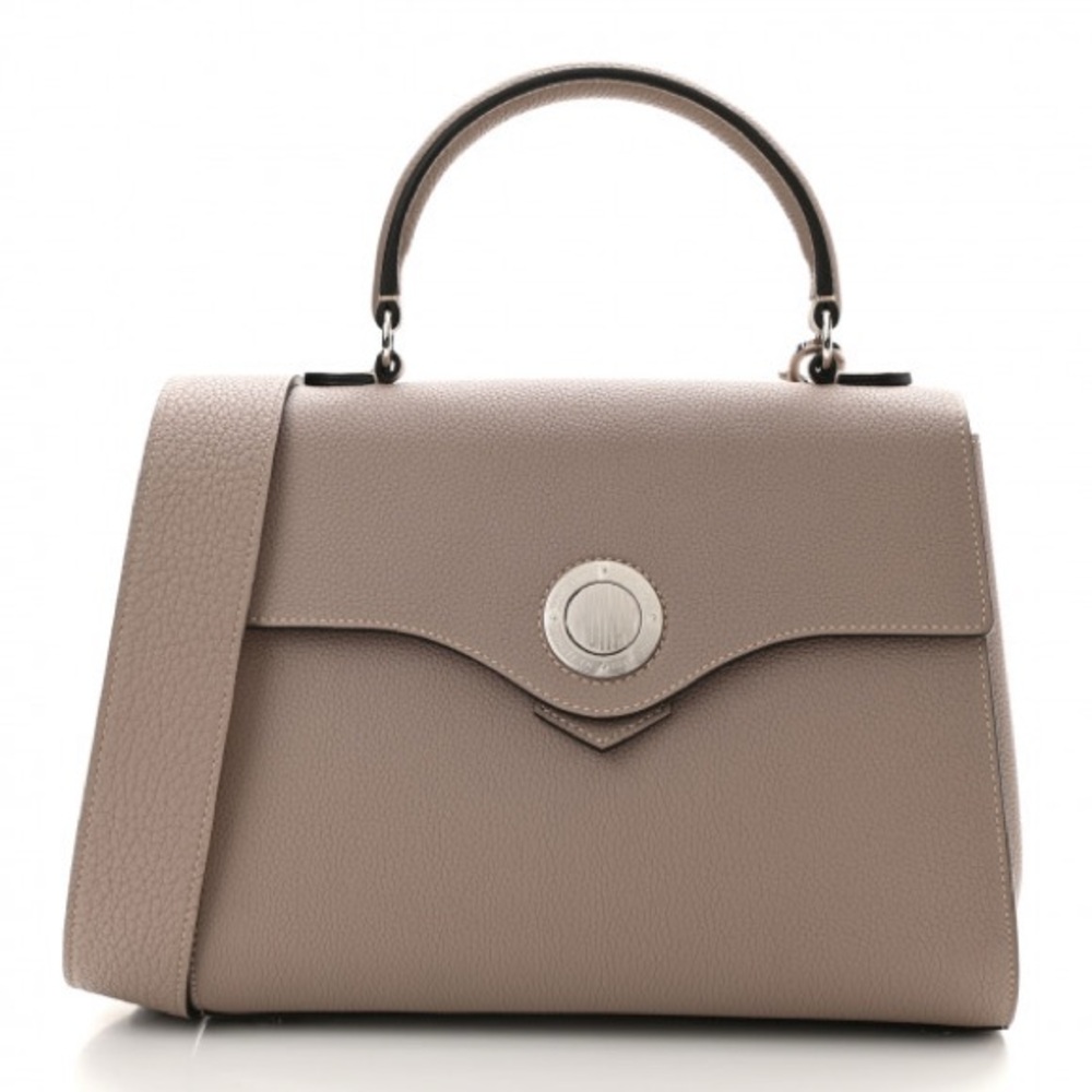 Discontinued MOYNAT Voyage Taurillon Blush PM Touterelle w/zip pouch & dust bags - Picture 3 of 15